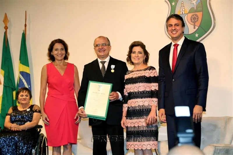 Maria da Penha, Izolda Cela, José Huygens Garcia e Regina, Camilo Santana