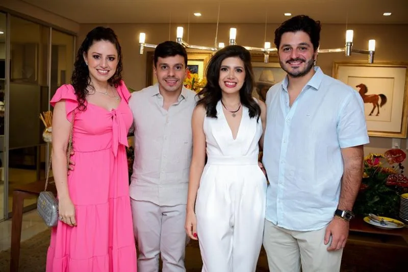 Raissa Vasconcelos, Edmar Feitosa Neto, Camille Bezerra e Odmar Feitosa