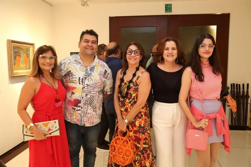 Adriana Helena, Wilson Neto, Tânia Vasconcelos, Luciana Eloy e Luiza Duarte