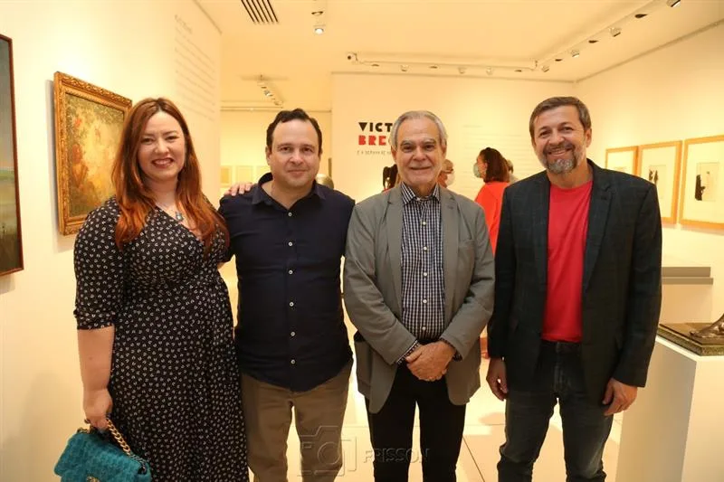 Aline e Igor Barroso, Max Perlingeiro e Élcio Batista