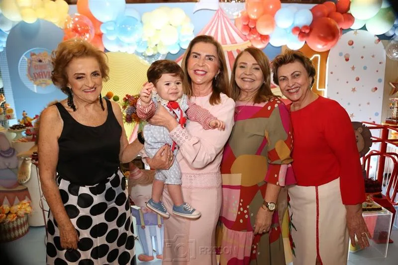 Celene e Davi Vieira, Cleide, Idalina e Inês Pontes