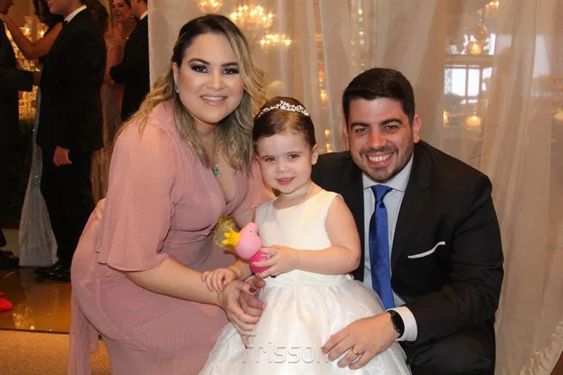 Bárbara, Bianca e Ricardo Mattos