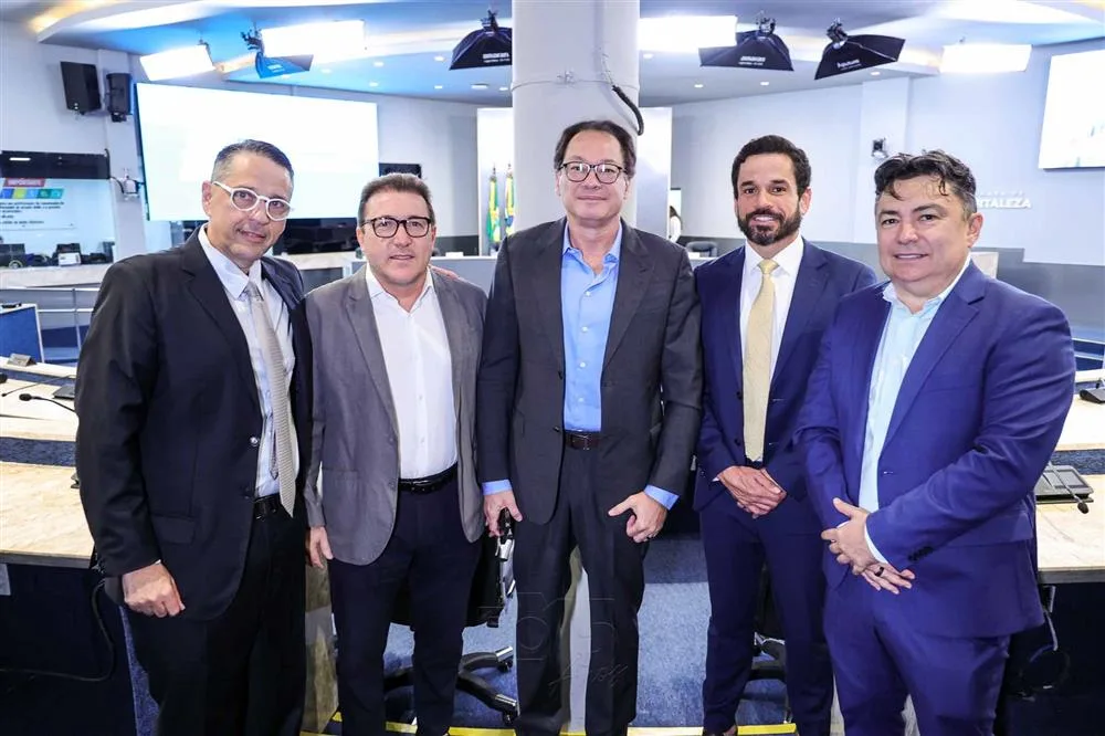 André Camurça, Regis Mathias, Pedro Neto, Rafael Sá e Domingos Sávio