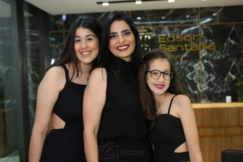 Clara, Clarissa e Eduarda Santana