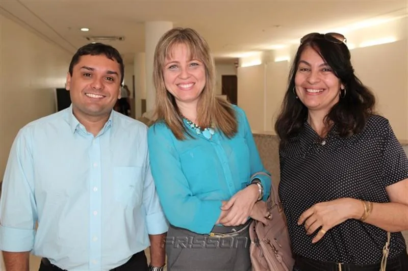 Adamis Quintela, Ivana Rabelo e Claudia Cunha