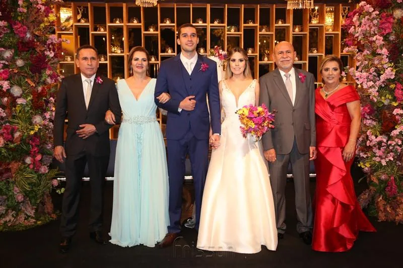 Carlos Alberto, Vania e Thiago Bezerra, Polyanna Nogueira, Jose Airton e Maria do Socorro