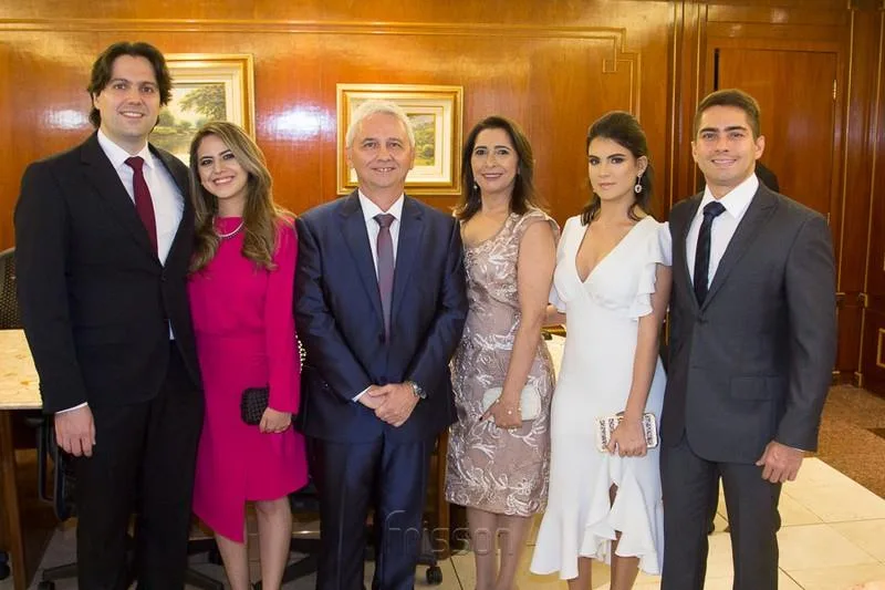 André Borini, Juliana, Henrique e Margarida Holanda, Thaís Figueiredo e Henrique Filho
