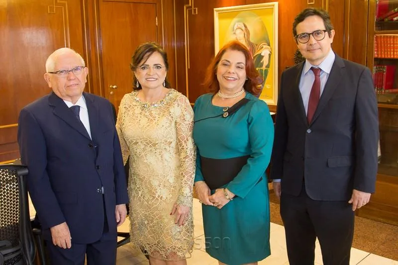 Auricélio Pontes, Marlúcia de Araújo, Vanja Fontenele e Edilberto Pontes