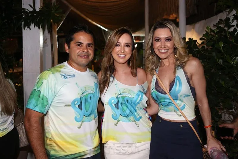 Alfredo Savio, Kaline Ferraz e Melina Almeida