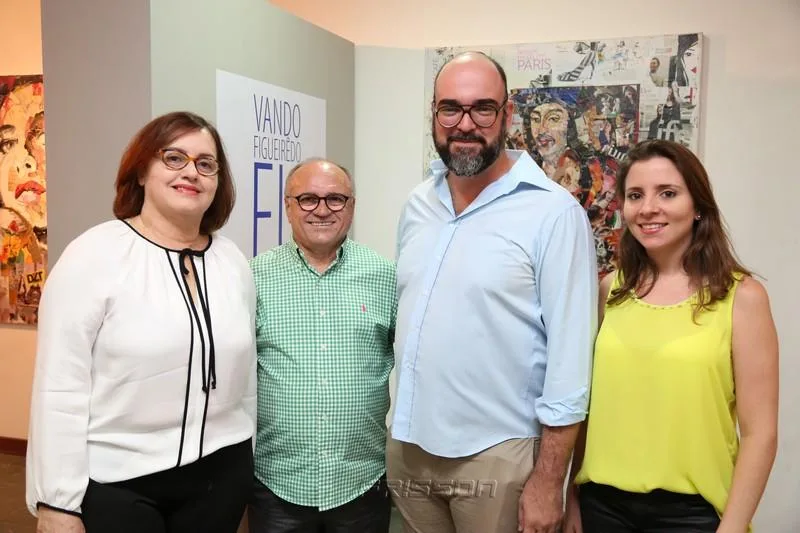 Albanisa Dummar, Vando Figueirêdo, Nilton Whitehurst e Ticiana Furtado