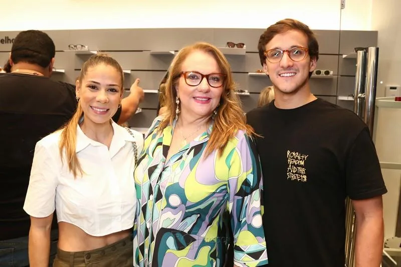 Beatriz Lima, Luiziane Cavalcante e Igor Fernandes