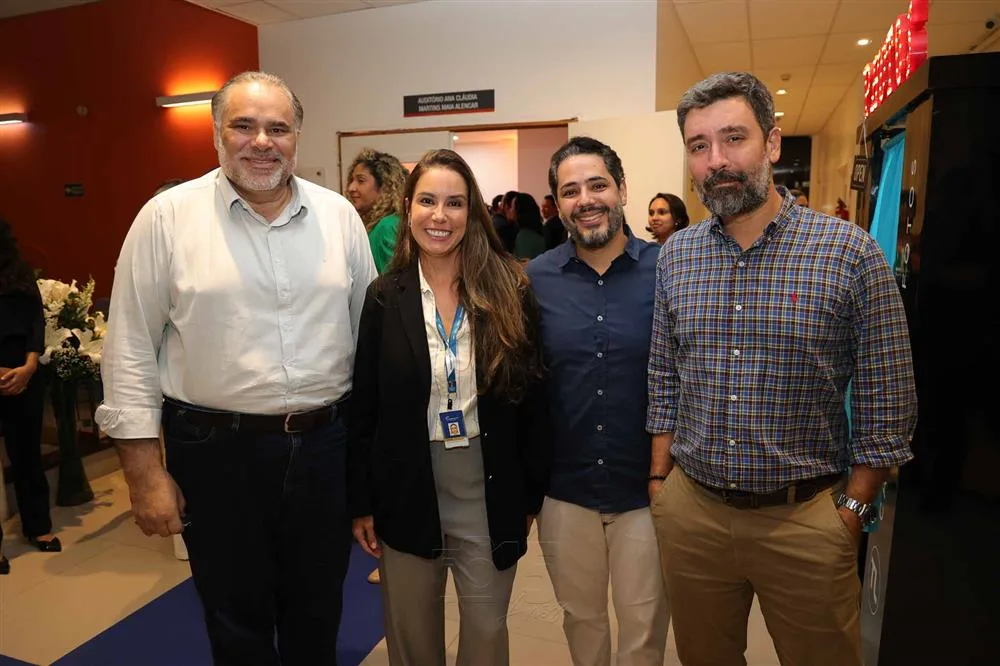 Edson Ferreira, Luciana Russo, Paulo Victor e Luis Antonio Oliveira