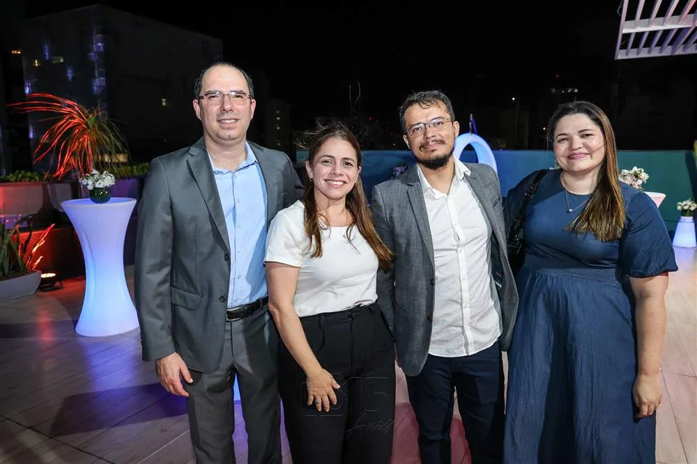 Gilberto Frota, Juliana Bissonho, Silas de Sousa e Amanda Costa