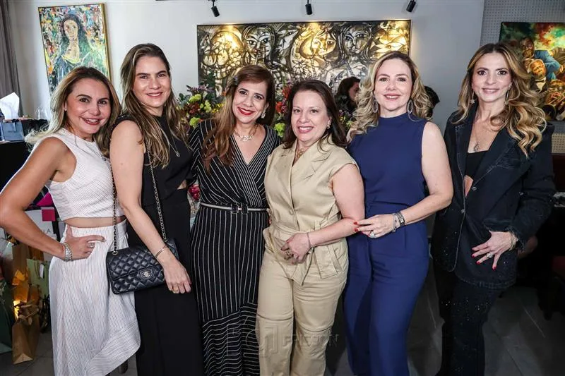 Adriana Queiroz, Luciana Fialho, Martinha Assunção, Anazelia Gadelha, Suyane Studart e Michelle Aragão