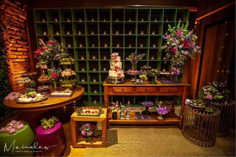 Cenário decoração papo de Casamento
