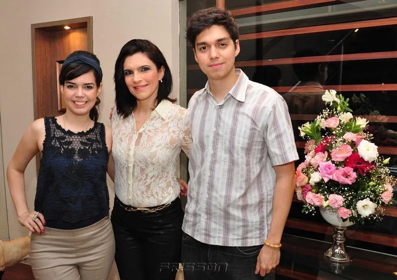 Beatrice Melo, Fabiana Lustosa e Fernando Melo