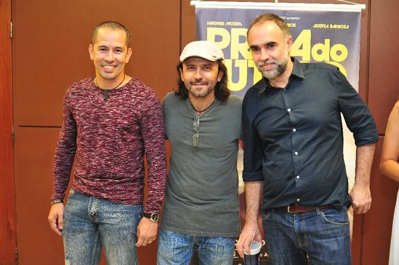 Edmilson Filho, Halder Gomes e Karim Ainouz