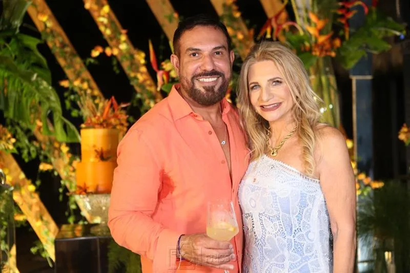 Adam Vieira e Rosângela Dias