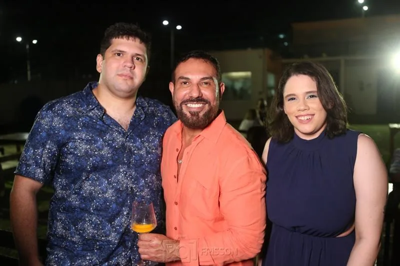 Adolfo Maia, Adam Vieira e Yasmim Meireles