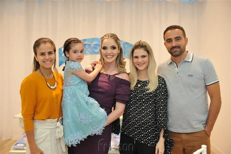 Andrea Verçosa, Sarah e Natália Diogo, Carolina e Reno Verçosa
