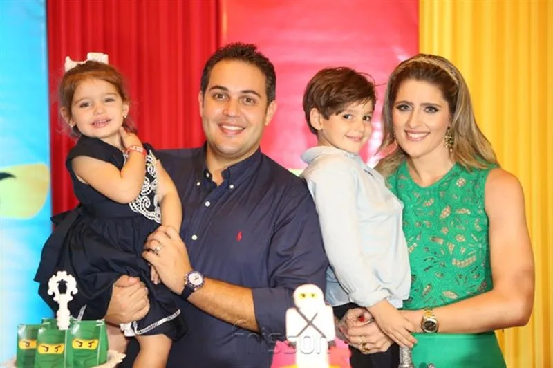 Athina, Bruno, Henri e Rebeca Bastos