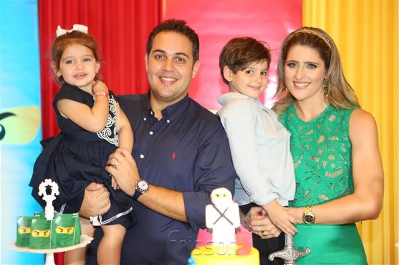 Athina, Bruno, Henri e Rebeca Bastos