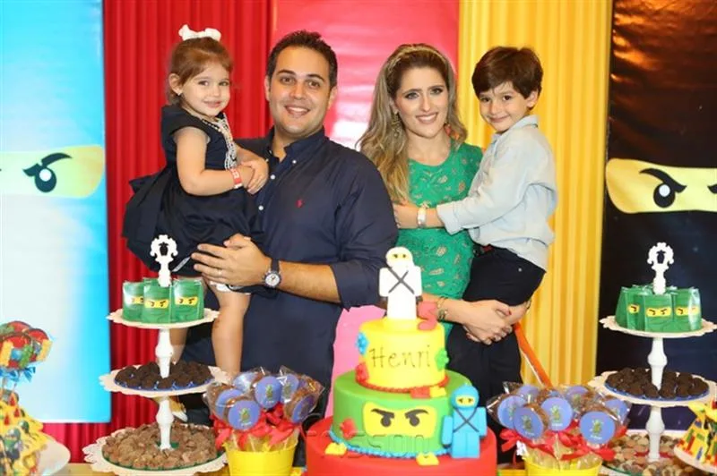Athina, Bruno, Henri e Rebeca Bastos