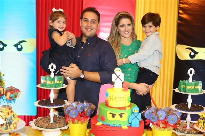 Athina, Bruno, Henri e Rebeca Bastos