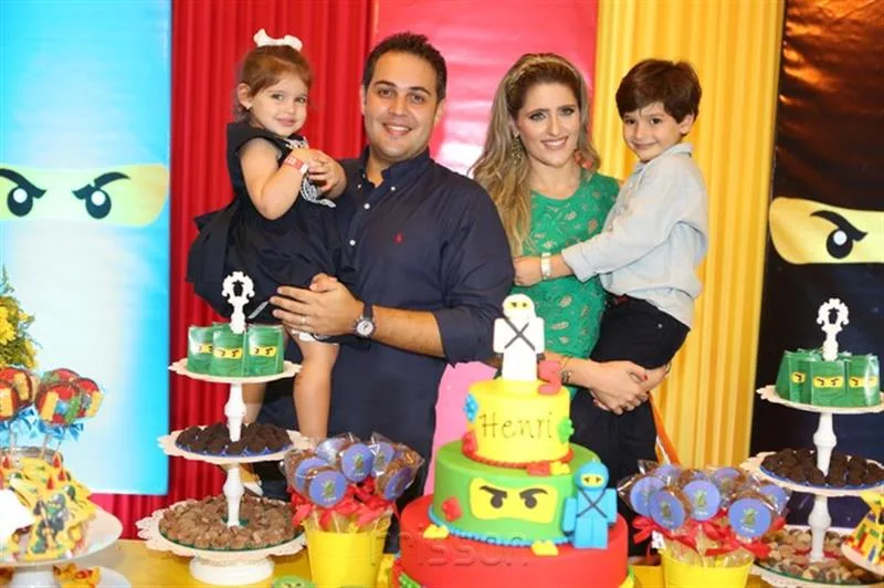 Athina, Bruno, Henri e Rebeca Bastos