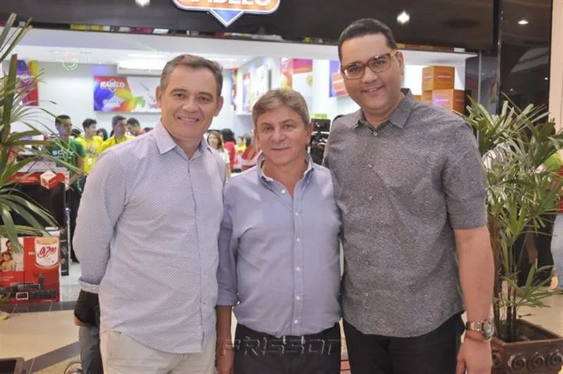 Edson Barbosa, João Rabelo e Adriano Matos