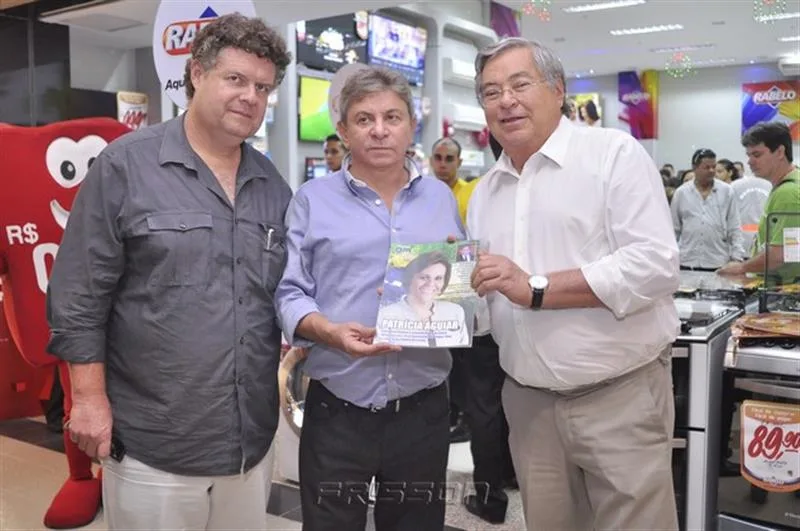 Evandro Colares, João Rabelo e Roberto Farias