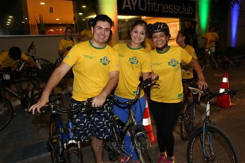Felipe, Rayssa Pinto e Leene Andrade
