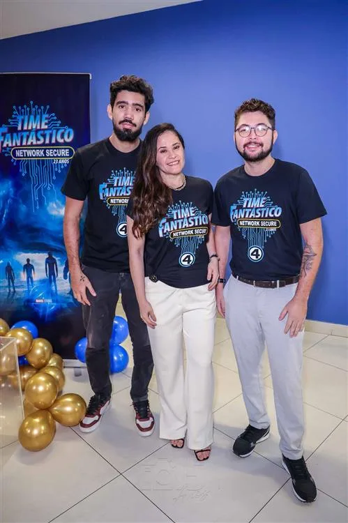 Caio Victor, Wiliana Queiroz e Pedro Sena
