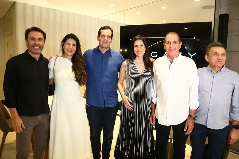 Carlos Fiúza, Juliana Fiúza, João Fiúza, Mariana Fiúza e João Fiúza
