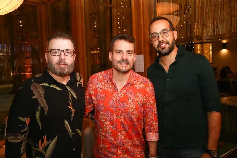 César Martins, Miguel Filho e Igor Brito