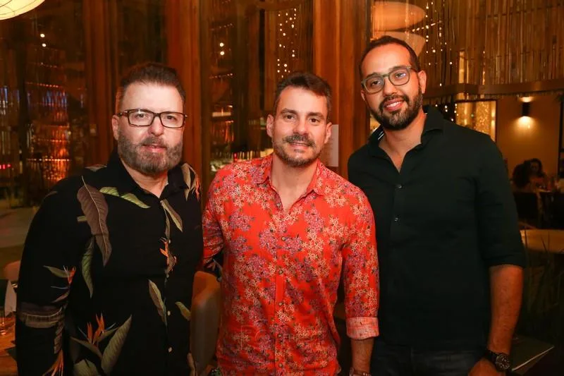 César Martins, Miguel Filho e Igor Brito