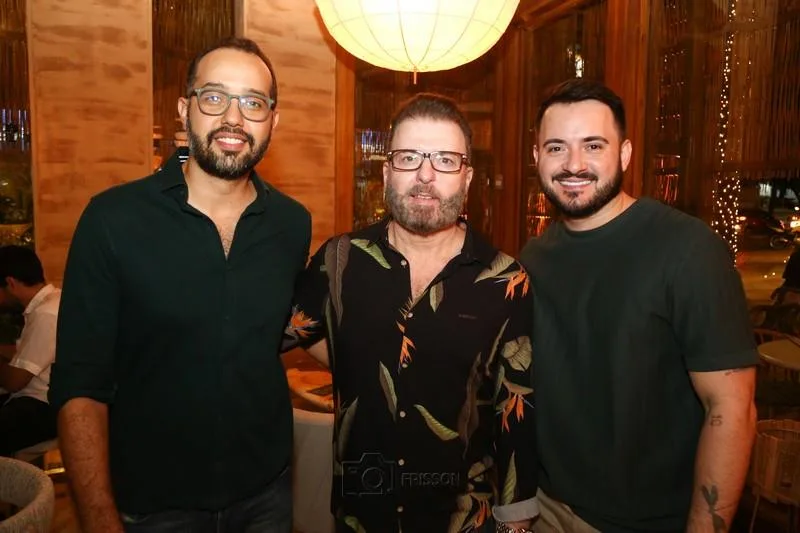 Igor Brito, César Martins e Myckael Matias