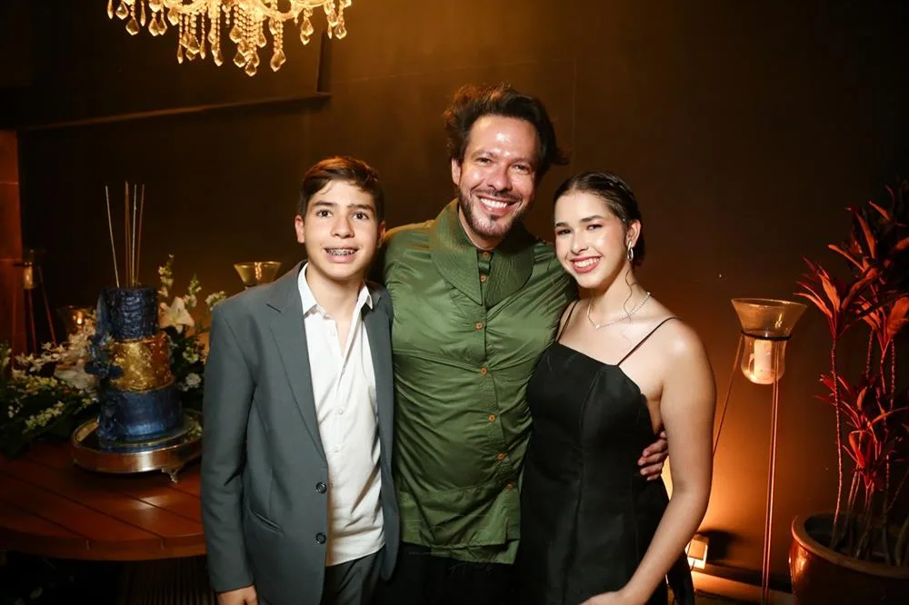 Alessandro, Rafael e Valentina Xerez