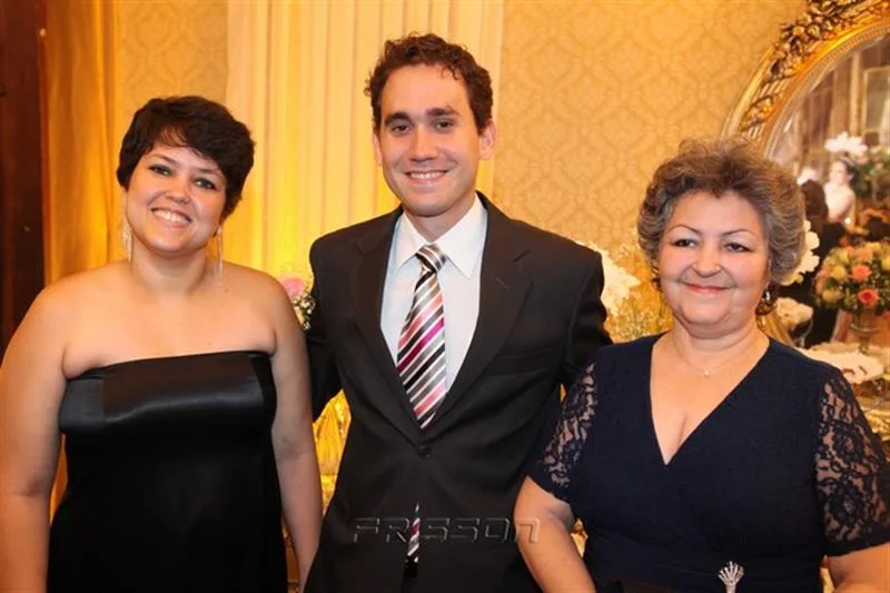 Camila Leite, Diego Colares e Cristina Leite
