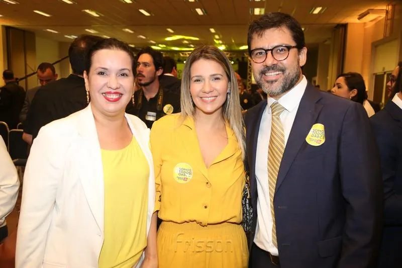 Cristiane Leitão, Jeritza Gurgel e Rodolfo Licurgo