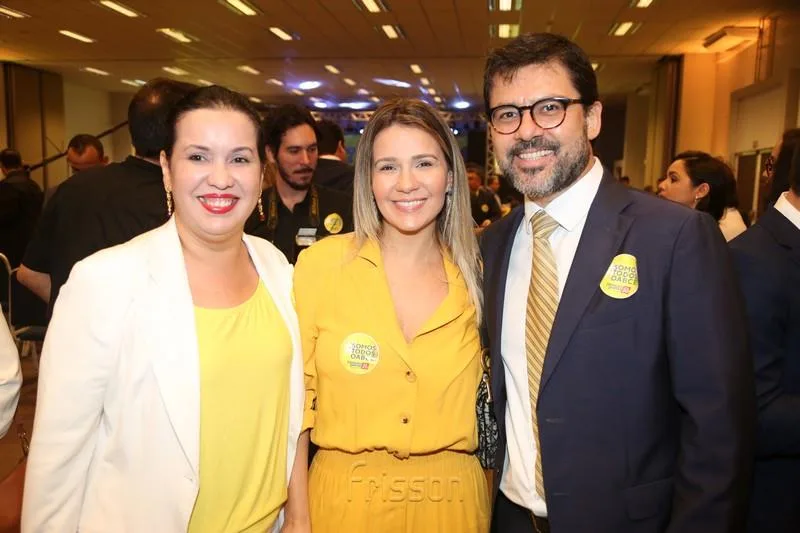 Cristiane Leitão, Jeritza Gurgel e Rodolfo Licurgo