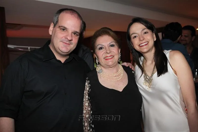 Bernardo, Maria das Graças e Andreia Maia