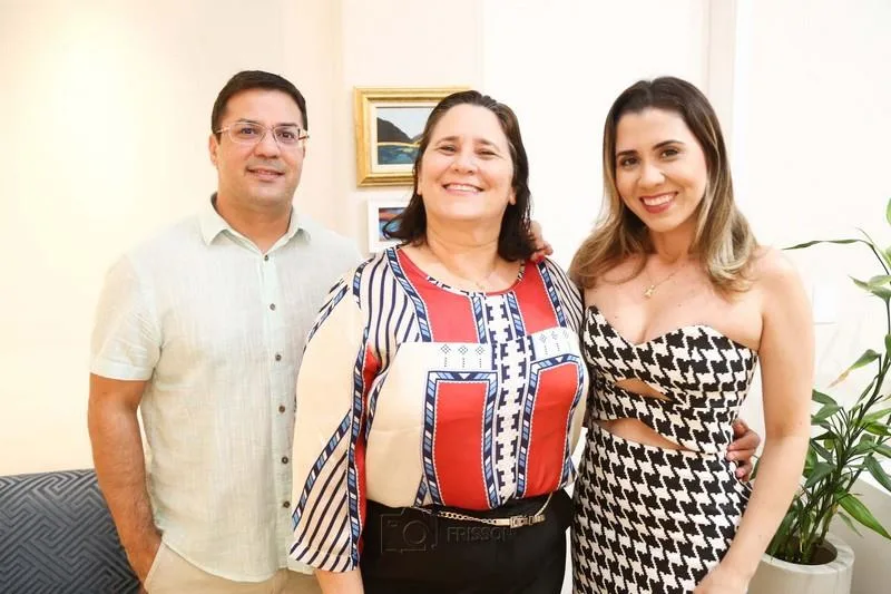 Cássio Saboia, Fernanda Cláudia e Louise Saboia