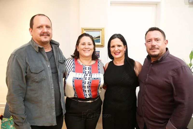 Fernando José, Fernanda Cláudia, Adriana Melo e Júnior Barata