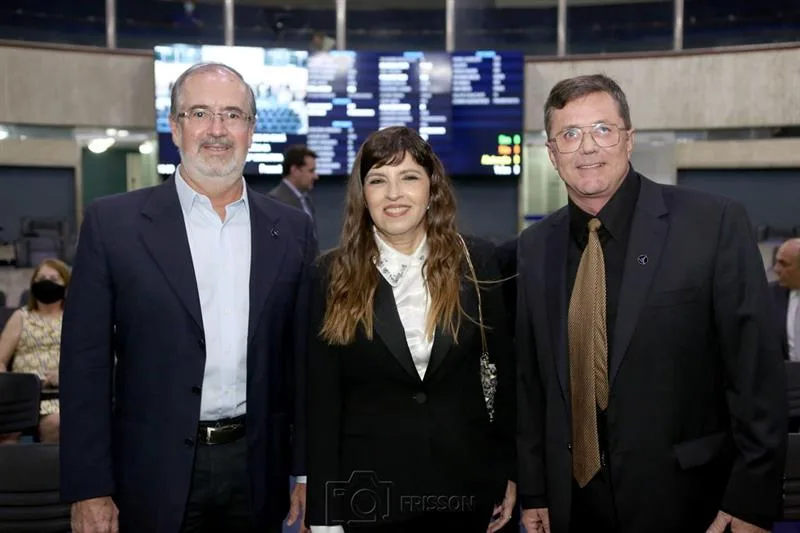 Antônio Brito, Paula Frota e Alexandre Accioly