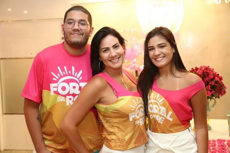 Bruno, Rose e Yasmin Carneiro