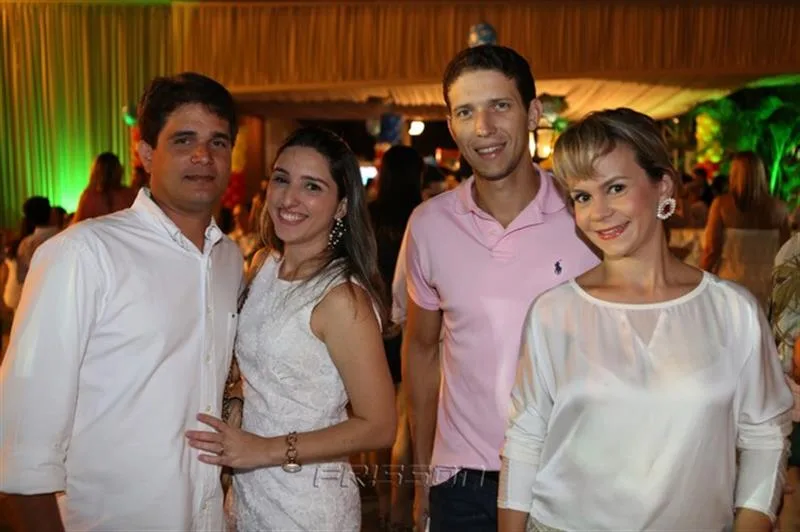 Aníbal, Luciana Feijó, Tiago Benevides e Maria Tereza