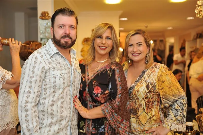 César Lima, Sandra Hartmann e Briane de Castro