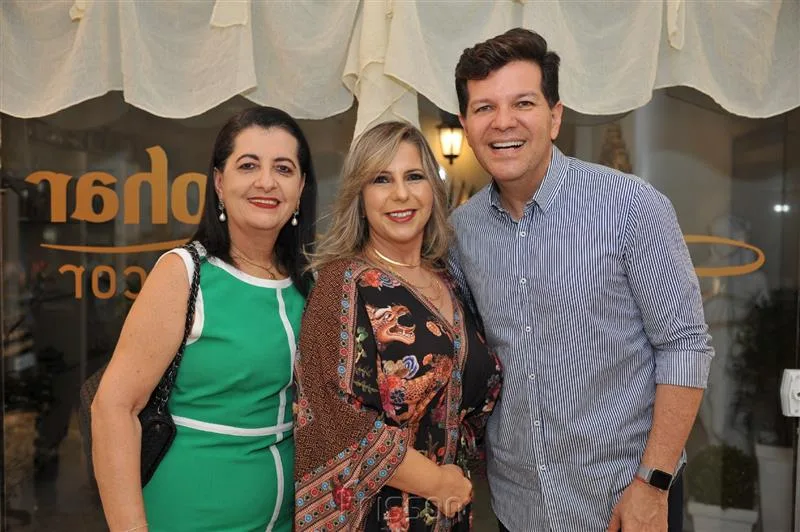 Fátima Serpa, Sandra Hartmann e Gustavo Serpa