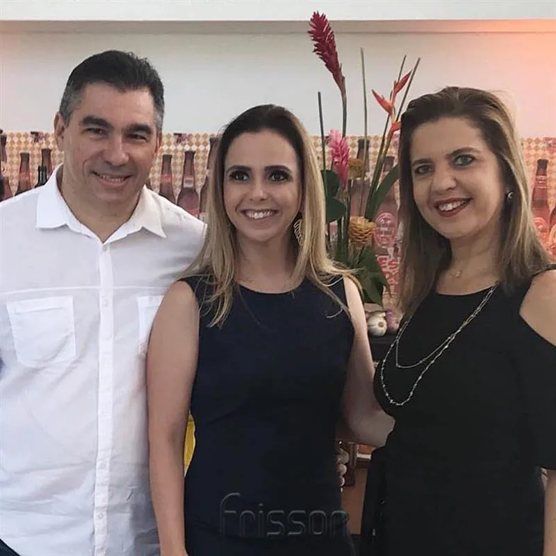 Marcos Helano, Liris Campelo e Maythê Oliveira